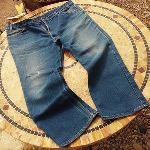 Levi's | Jeans | Levis 53 Action Jeans Usa Denim 44x30 Vintage 95 Orange  Tab Distressed Worn | Poshmark